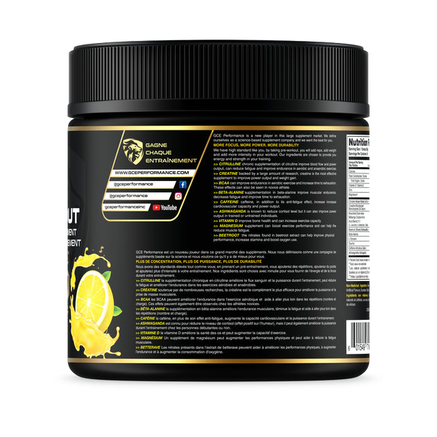 Pré Workout Limonade