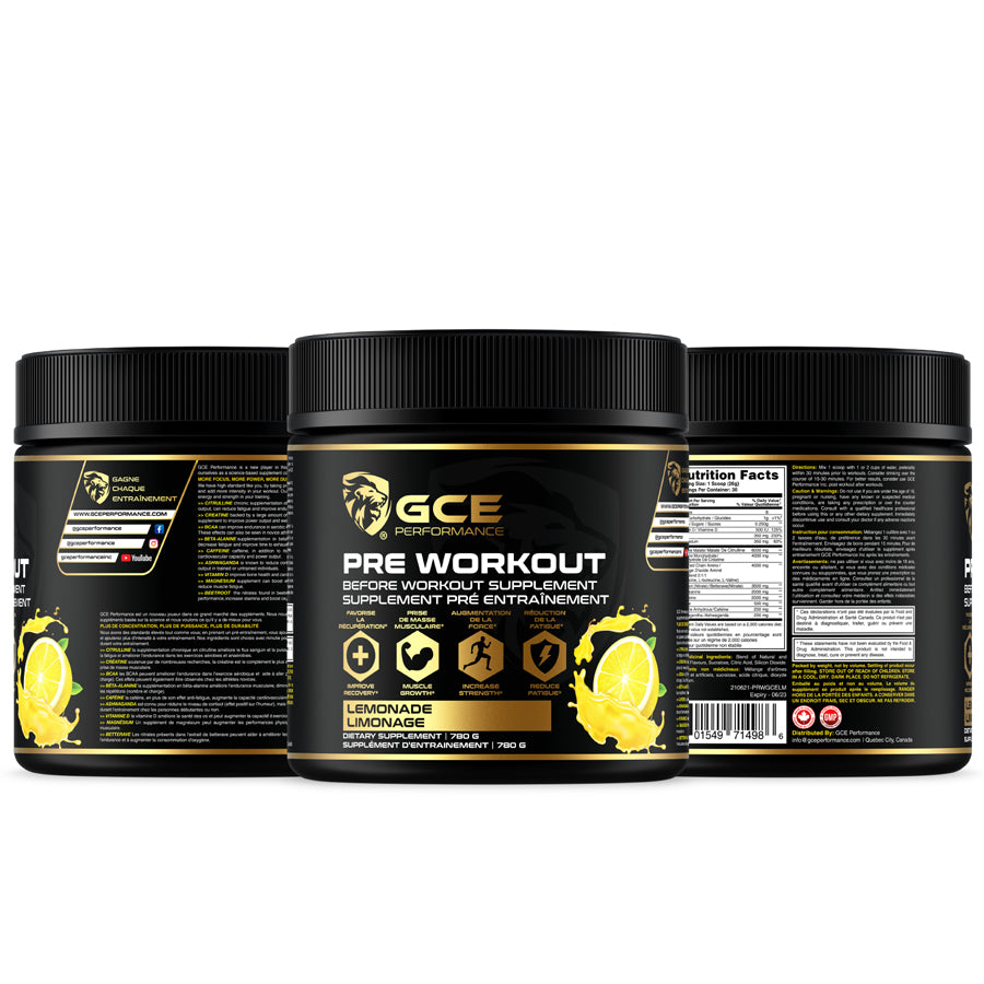 Pré Workout Limonade